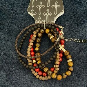 Men’s Multicolor Beaded Bracelet Set